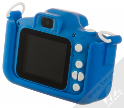 1Mcz X200 dětský fotoaparát s kamerou modrá (blue) zezadu