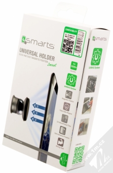 4smarts Ultimag MisterMAG magnetický držák na stěnu do auta, domácnosti černá (black) krabička