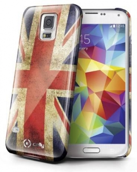 Celly Flag chranný kryt pro Samsung Galaxy S5 - vlajka UK  - COVER390F1