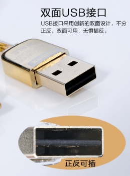 Remax KingKong Gold plochý USB kabel s microUSB konektorem USB konektor