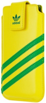 Adidas Sleeve M kožené pouzdro pro mobilní telefon, mobil, smartphone z boku