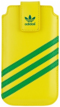 Adidas Sleeve M kožené pouzdro pro mobilní telefon, mobil, smartphone yellow