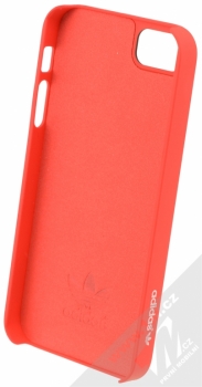 Adidas Hard Case Moulded ochranný kryt pro Apple iPhone 5, iPhone 5S, iPhone SE (B36822) bílo červená (white red) zepředu