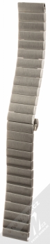Aligator Watch Band pásek z leštěného kovu na zápěstí s univerzální osičkou 22mm stříbrná (silver)