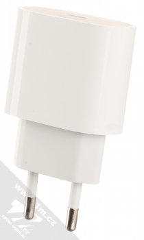 Apple A2347 | MHJE3ZM/A originální nabíječka 20W s USB Type-C výstupem bílá (white) zezadu