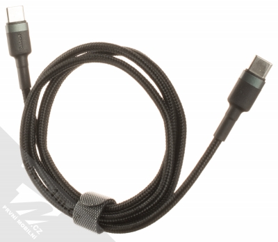Baseus Cafule Cable opletený USB Type-C kabel (CATKLF-GG1) šedá černá (grey black) komplet
