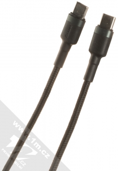 Baseus Cafule Cable opletený USB Type-C kabel (CATKLF-GG1) šedá černá (grey black)