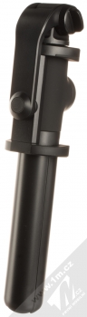 Baseus Lovely Stick selfie tyčka a stativ s bezdrátovým tlačítkem spouště přes Bluetooth (SUDYZP-E01) černá (black) složené zezadu