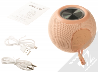 Borofone BR23 Sound Ripple Bluetooth reproduktor růžová (pink) balení