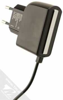 CellularLine Charger Ultra nabíječka do sítě s USB Type-C konektorem pro mobilní telefon, mobil, smartphone černá (black) nabíječka zezadu