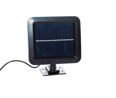 1Mcz GXY-M1206 Solární lampa s externím panelem, ovladačem a senzorem pohybu 100x LED černá (black)