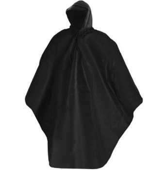 1Mcz Pončo pláštěnka s kšiltem černá (black)