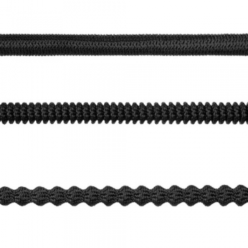1Mcz Zahradní flexibilní hadice s pistolí, úchytem, kovovými koncovkami a pouzdrem 15m černá (black)