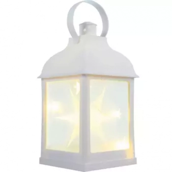 1Mcz YS-008 Lucerna dekorační LED svítilna 22cm bílá (white)