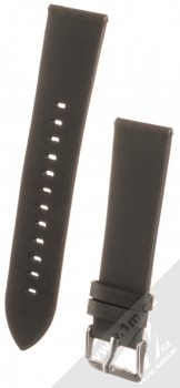 Dahase Fine Leather Strap kožený pásek na zápěstí pro Xiaomi Amazfit 2 Stratos černá (black)