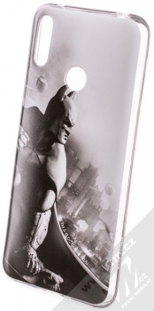 DC Comics Batman 015 TPU ochranný kryt pro Huawei Y7 (2019) šedá (grey)