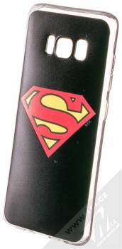 DC Comics Superman 002 TPU ochranný silikonový kryt s motivem pro Samsung Galaxy S8 černá (black)