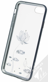 Devia Crystal Lotus ochranný kryt pro Apple iPhone 7 černá (gun black) zepředu
