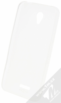 Fixed TPU gelové pouzdro pro Lenovo A Plus bílá průhledná (white transparent) zepředu
