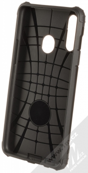 Forcell Armor odolný ochranný kryt pro Samsung Galaxy A20s černá (all black) zepředu