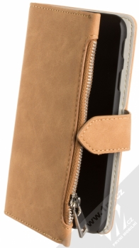 Forcell Commodore Book flipové pouzdro pro Samsung Galaxy J7 (2017) hnědá (brown)