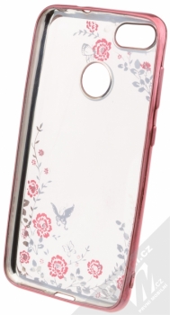 Forcell Diamond TPU ochranný kryt pro Huawei P9 Lite Mini růžově zlatá (rose gold) zepředu