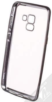 ForCell Electro TPU ochranný kryt pro Samsung Galaxy A8 (2018) černá (gunmetal black) zepředu