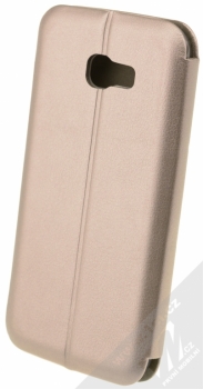 Forcell Elegance Book flipové pouzdro pro Samsung Galaxy A5 (2017) kovově šedá (steel) zezadu