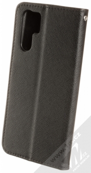 Forcell Fancy Book flipové pouzdro pro Huawei P30 Pro černá (black) zezadu