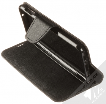 Forcell Fancy Book flipové pouzdro pro Samsung Galaxy S10e černá (black) stojánek