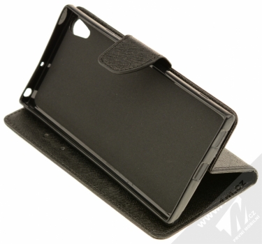 Forcell Fancy Book flipové pouzdro pro Sony Xperia XA1 Ultra černá (black) stojánek