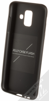 Forcell Jelly Matt Case TPU ochranný silikonový kryt pro Samsung Galaxy A6 (2018) černá (black) zepředu