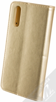 Forcell Magnet Book flipové pouzdro pro Huawei P20 zlatá (gold) zezadu