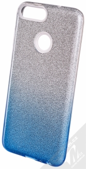 Forcell Shining třpytivý ochranný kryt pro Huawei P Smart stříbrná modrá (silver blue)