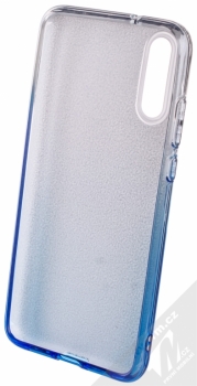 Forcell Shining třpytivý ochranný kryt pro Huawei P20 stříbrná modrá (silver blue) zepředu