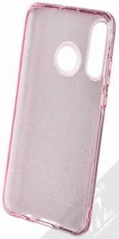 Forcell Shining třpytivý ochranný kryt pro Huawei P30 Lite růžová (pink) zepředu