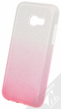 Forcell Shining třpytivý ochranný kryt pro Samsung Galaxy A3 (2017) stříbrná růžová (silver pink)