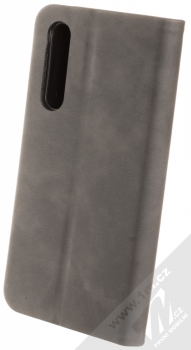 Forcell Silk flipové pouzdro pro Huawei P30 černá (black) zezadu