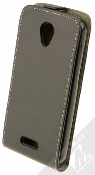 ForCell Slim Flip Flexi otevírací pouzdro pro Lenovo A Plus černá (black) zezadu