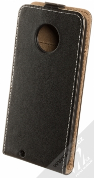 Forcell Slim Flip Flexi otevírací pouzdro pro Moto G6 černá (black) zezadu
