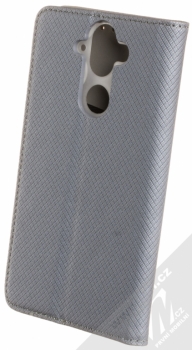 Forcell Smart Book flipové pouzdro pro Nokia 9 kovově šedá (steel) zezadu