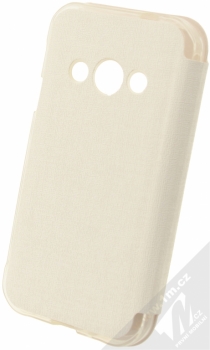 Forcell Window Flexi flipové pouzdro pro Samsung Galaxy Xcover 3 bílá (white) zezadu