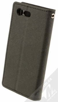 Goospery Fancy Diary flipové pouzdro pro Sony Xperia X Compact černá (black) zezadu