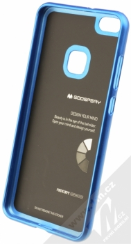 Goospery i-Jelly Case TPU ochranný kryt pro Huawei P10 Lite tmavě modrá (metal dark blue) zepředu
