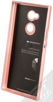 Goospery i-Jelly Case TPU ochranný kryt pro Sony Xperia XA2 Ultra růžově zlatá (metal rose gold) zepředu