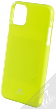 Goospery Jelly Case TPU ochranný silikonový kryt pro Apple iPhone 11 Pro Max limetkově zelená (lime green)