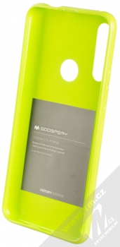 Goospery Jelly Case TPU ochranný silikonový kryt pro Huawei P Smart Z limetkově zelená (lime green) zepředu
