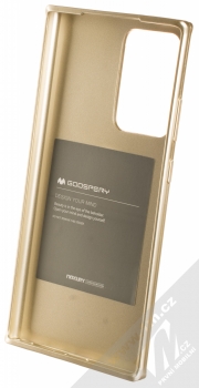 Goospery Jelly Case TPU ochranný kryt pro Samsung Galaxy Note 20 Ultra zlatá (gold) zepředu