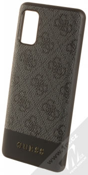 Guess 4G Stripe Hard Case ochranný kryt pro Samsung Galaxy A41 (GUHCA41G4GLGR) šedá (grey)