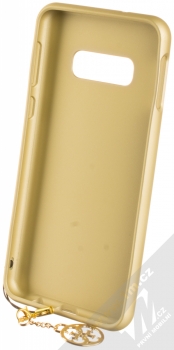Guess Charms 4G ochranný kryt pro Samsung Galaxy S10e (GUHCS10LGF4GGR) šedá zlatá (grey gold) zepředu